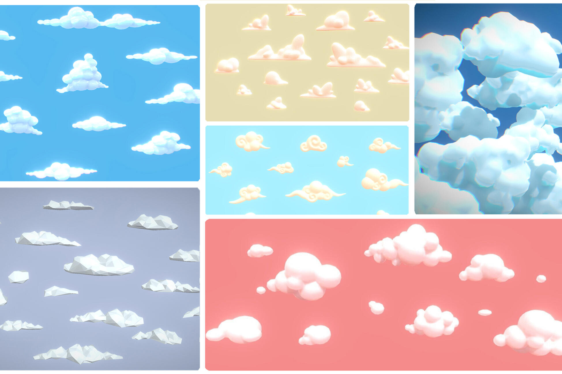 Stylized Clouds Collection