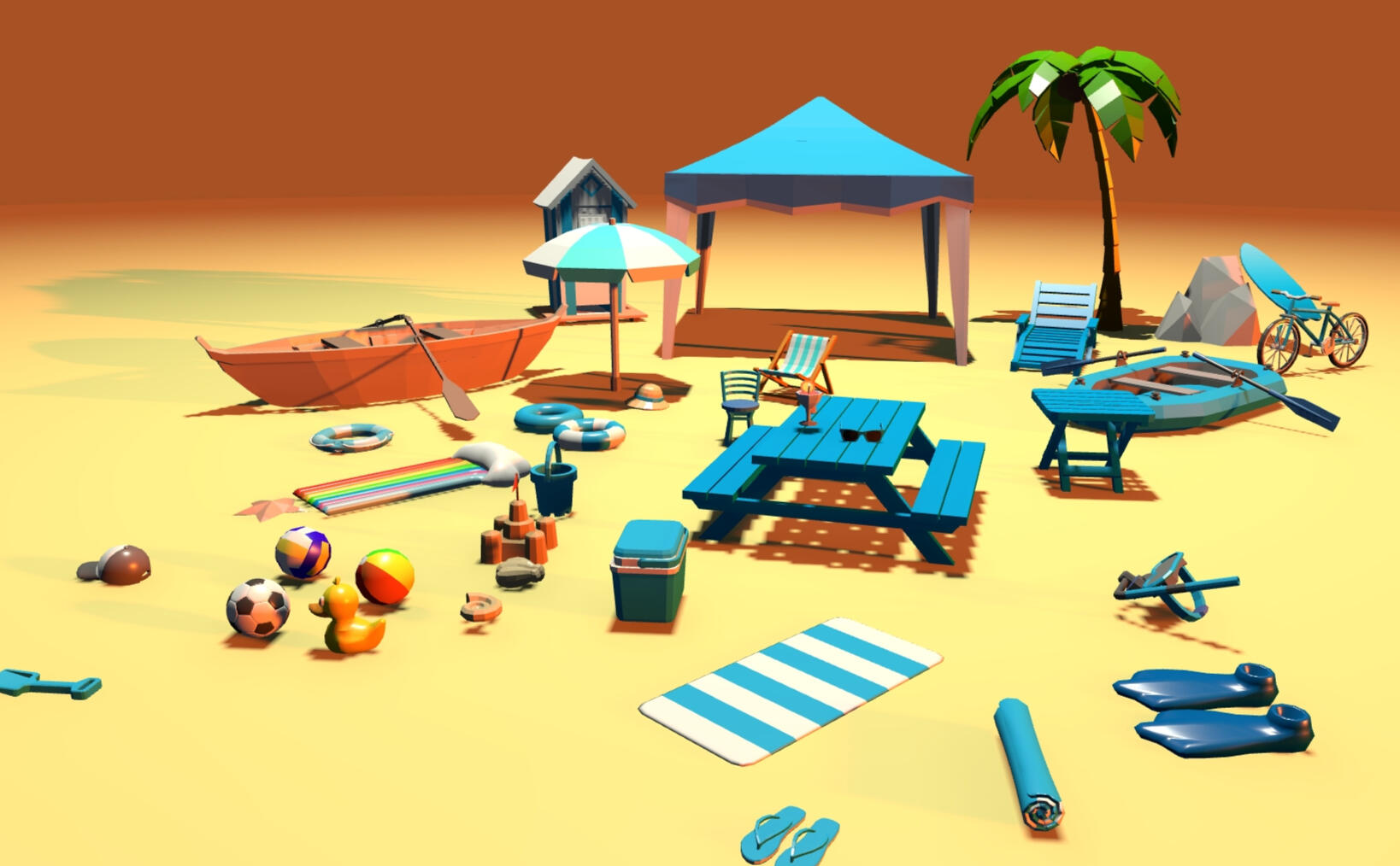 Props Pack - Summer Beach